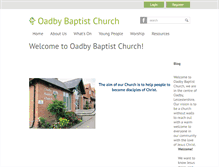 Tablet Screenshot of oadbybaptist.churchinsight.com
