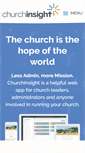 Mobile Screenshot of churchinsight.com