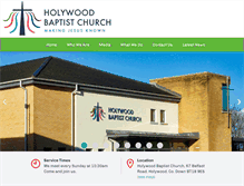 Tablet Screenshot of holywood2.churchinsight.com