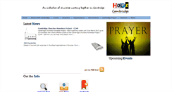 Desktop Screenshot of hope2008cambridge.churchinsight.com