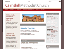 Tablet Screenshot of cairnshill.churchinsight.com